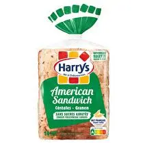 Harry's, American sandwich céréales sans sucres ajoutés