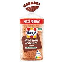 HARRY'S American sandwich complet maxi sans sucres ajoutés
