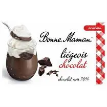Bonne maman, Liégeois chocolat