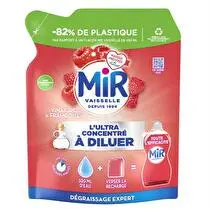 Mir vaisselle, Liquide vaisselle l'ultra concentré à diluer vinaigre et framboise