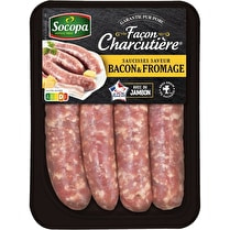 Socopa, Saucisse saveur bacon et fromage