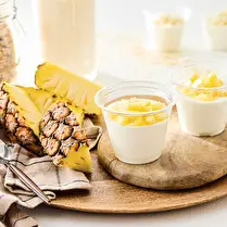 Fabriqué dans nos ateliers, Fromage frais ananas
