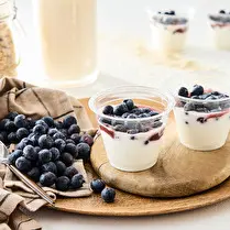 Fabriqué dans nos ateliers, Fromage frais myrtille
