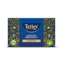 Tetley, Thé english breakfast - Boite de 50 sachets