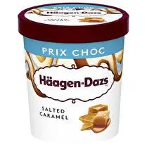 Häagen dazs, Pot glacé Salted caramel Prix choc
