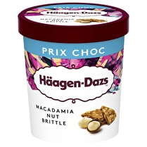 Häagen dazs, Pot glacé Macadamia nut brittle Prix choc