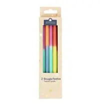 Devineau, Bougies bi-color pastelles x12