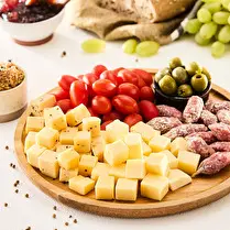 Fabriqué dans nos ateliers, Plateau apéro gouda & moutarde et gouda jeune - 4 à 5 personnes