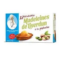Les Madeleines de Liverdun, Boîte de 12 Madeleines  à la Pistache