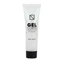 NS, Gel paillettes corps n°03 or blanc