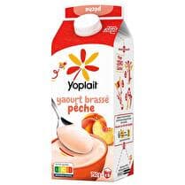 YOPLAIT Brique yaourt brassé pêche