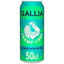 Gallia, Bière blonde non filtrée boite