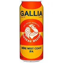 Gallia, Bière west coast IPA non filtrée boite