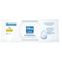 Mixa bébé, Lingettes eau nettoyante physiologique