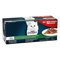 Gourmet, Filettines Avec légumes - 28 + 12 offerts soit 3.4 kg