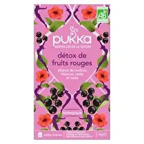 PUKKA, Infusion détox de fruits de rouges 20 sachets