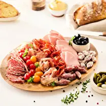 Fabriqué dans nos ateliers, Planche apéro charcutière - 4 à 5 personnes