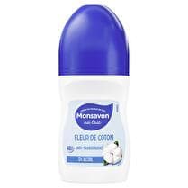 MONSAVON Déodorant bille fleur de coton