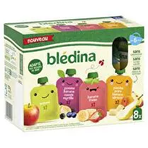 Blédina, Gourdes multi variétés aux fruits x 8