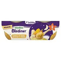 Blédina, Blediner crémeux de panais butternut et polenta dès 8 mois x 2