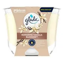 Glade, Bougie longue durée romantic vanilla blossom sans huile de palme