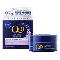 Nivéa, Crème anti rides Q10+ sensitive nuit