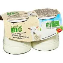Carrefour, Yaourt nature au lait de brebis