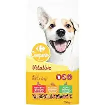 Carrefour, Croquettes pour chien Adulteau boeuf et aux légumes