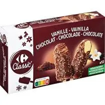 Carrefour, Bâtonnets vanille chcolat x12
