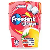 freedent refresh, Cubes fraise citron x 30
