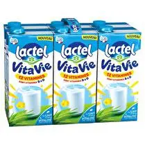 Lactel, LAIT VITAMINE UHT BRIQUE