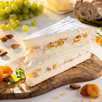 Fabriqué dans nos ateliers, Brie abric'amandes