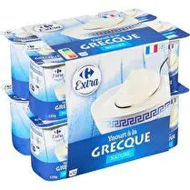 Carrefour, Yaourt nature à la grecque