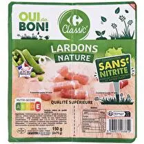 Carrefour, Lardons nature sans nitrite
