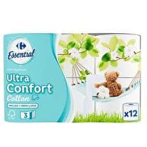 CARREFOUR ESSENTIAL Papier hygiénique ultra confort