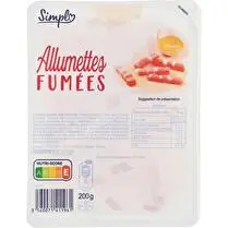 Simpl, Allumettes fumées
