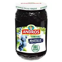 Andros, Confiture myrtilles allégée