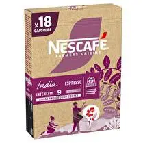Nescafé, Capsule India espresso x 18