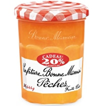 Bonne maman, Confiture pêches  - 370  + 20 % offerts