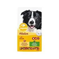 Carrefour, Croquettes pour chien Senior à la volaille & aux légumes