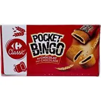 Carrefour, Biscuits Pocket fourrés chocolat
