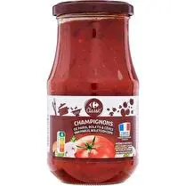 Carrefour, Sauce tomate champignons Paris