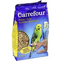 Carrefour, Repas pour perruches