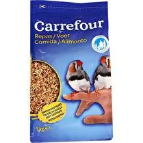 Carrefour, Repas pour oiseaux exotiques
