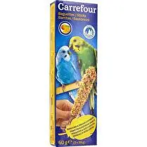 Carrefour, Baguettes pour perruches aux fruits