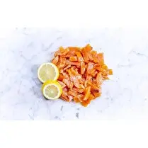 Cuisiné dans nos ateliers, Lardons de saumon fumé