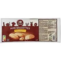 Carrefour, Mini baguettes précuites