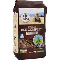 Filière Qualité Carrefour, Pâtes Fusilli blé complet