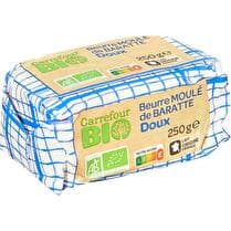 CARREFOUR BIO Beurre moulé doux