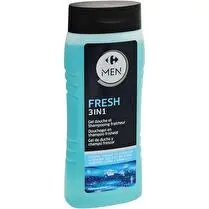 Carrefour, Gel douche et shampooing 3 en 1  Fraîcheur
